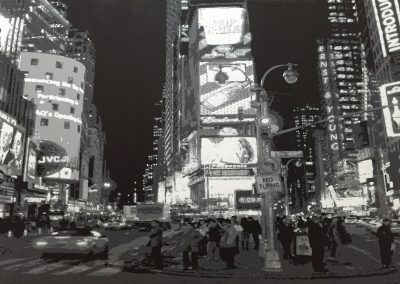 Times Square en hiver